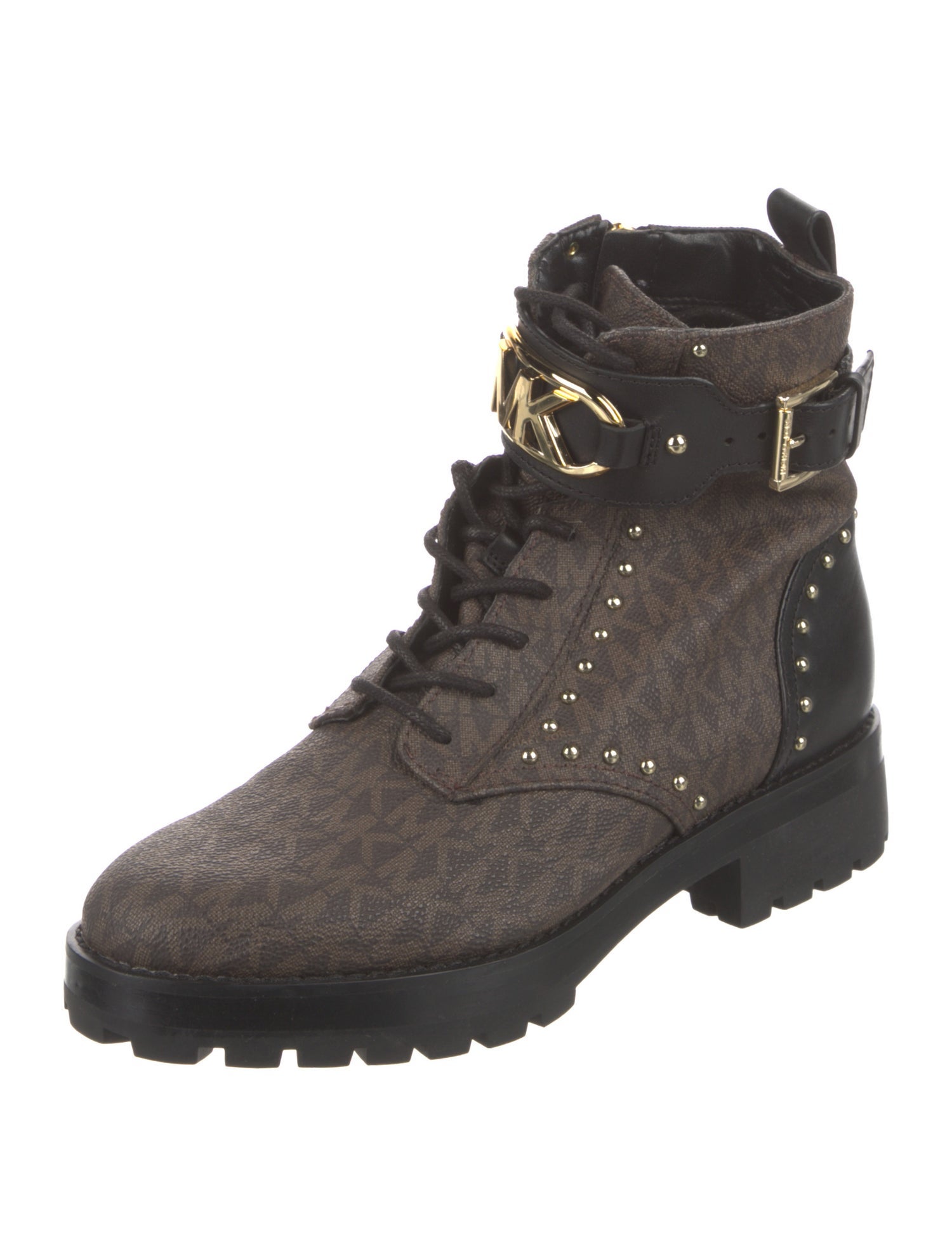 Michael Michael Kors Printed Combat Boots